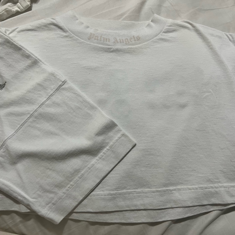 Palm angels crop tshirt